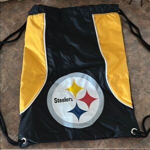 Pittsburgh Steelers Logo Drawstring Backpack